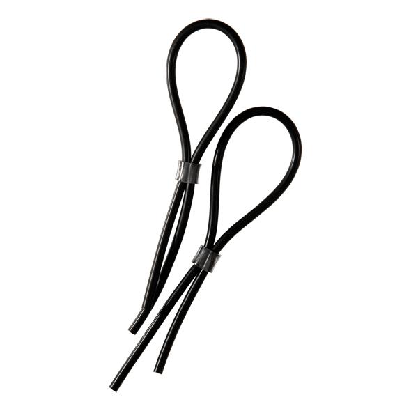 Electrastim Rubber Adjustable Cock And Scrotal Loops - Elektro Slučka