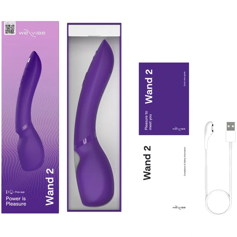 We-vibe - wand 2 rechargeable body wand massager purple 1