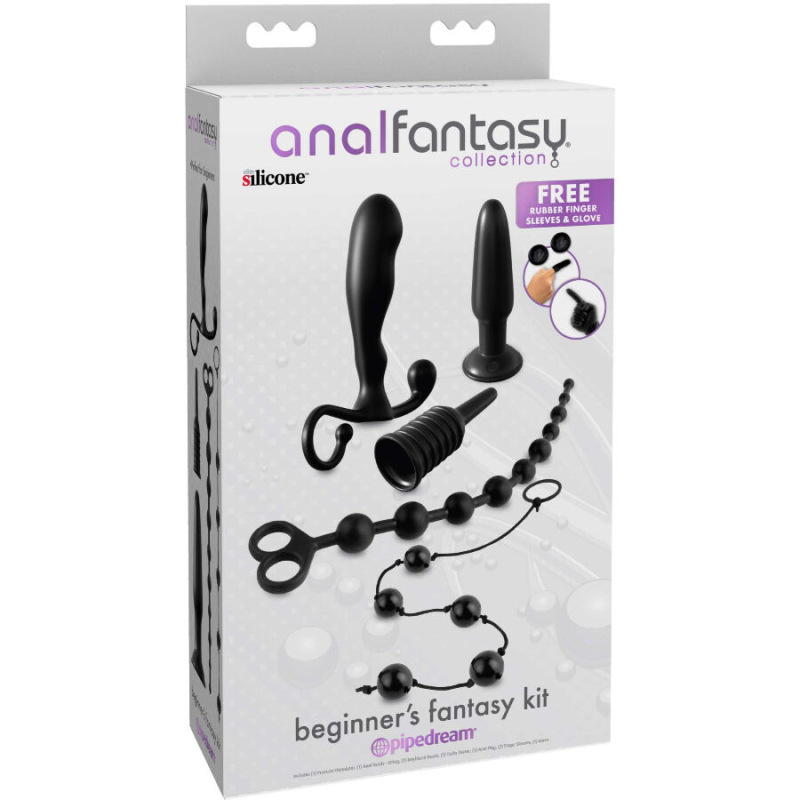 Anal fantasy elite collection - beginner fantasy anal kit black