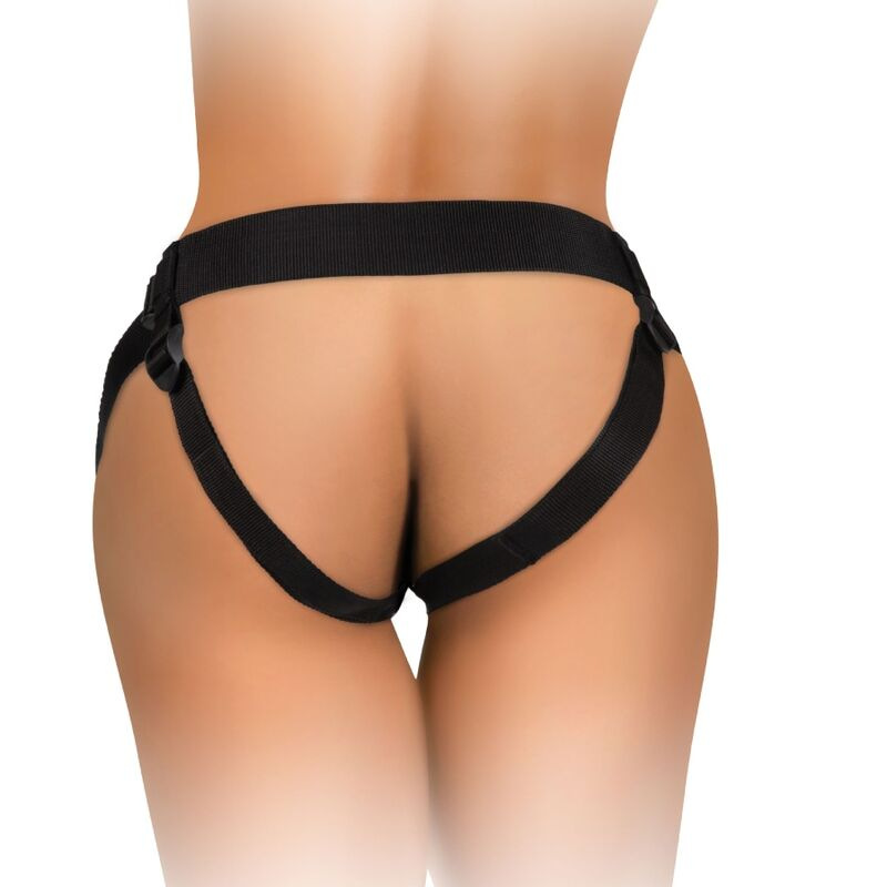 King cock - elite deluxe adjustable harness kit ring with testicles & dildo 20.3 cm 2