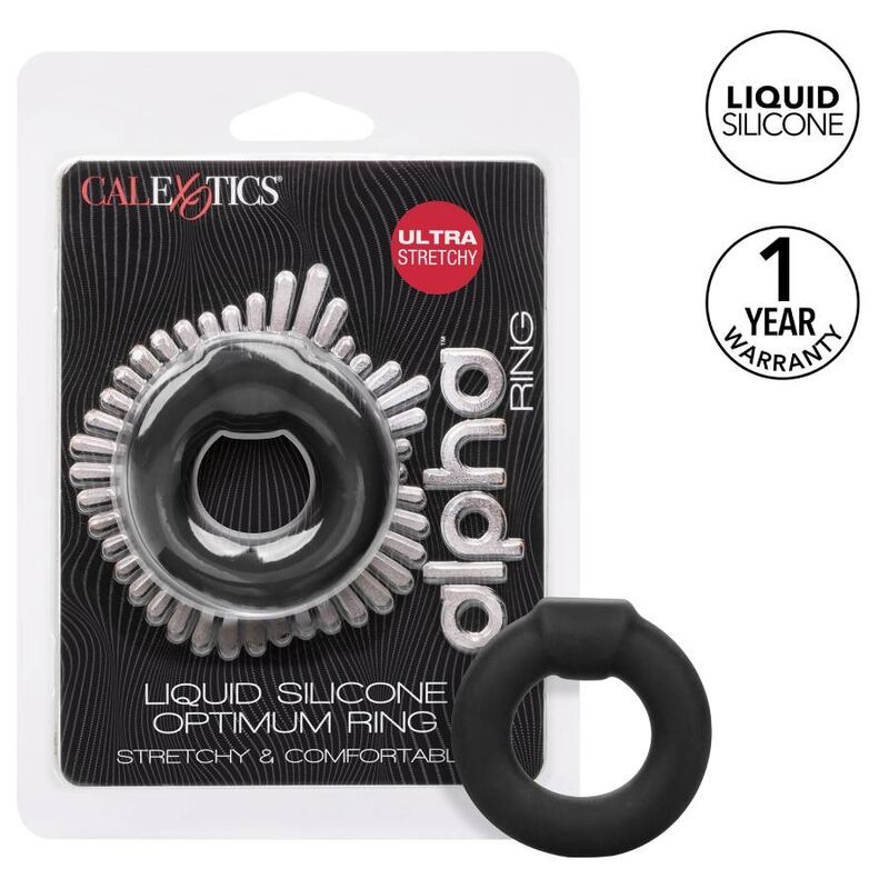 Calexotics - alpha optimum ring black 1