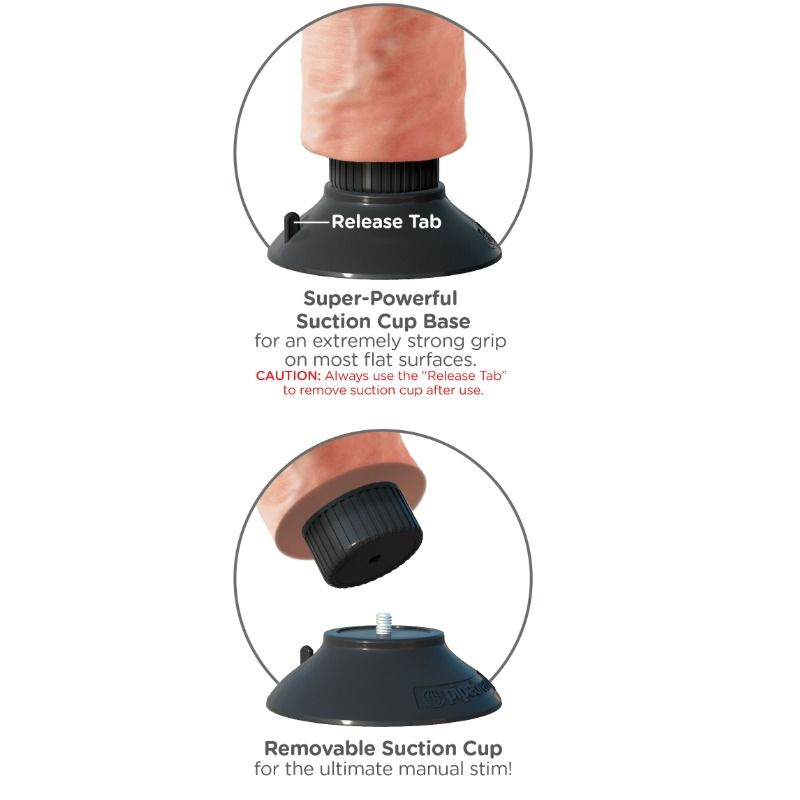 King cock - 23 cm vibrating cock flesh 3