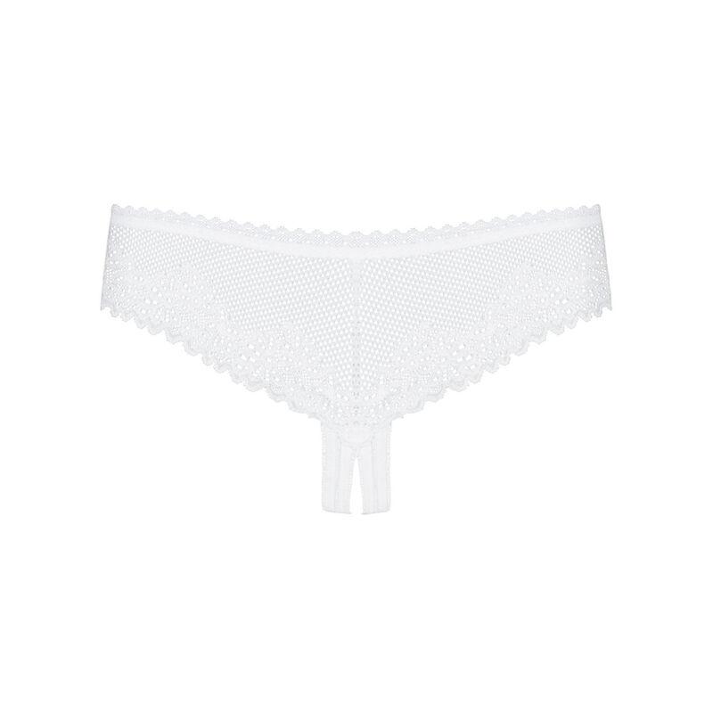 Obsessive - Alabastra Panties Sexy Crotchless White L/Xl