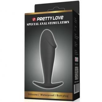 Pretty Love Silicone Anal Plug Penis Design