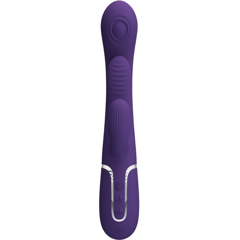 Pretty love - shania triple rabbit vibrator multifunction purple 2