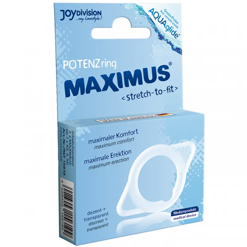 Maximus Pack 3 Anillos Xs + S + M