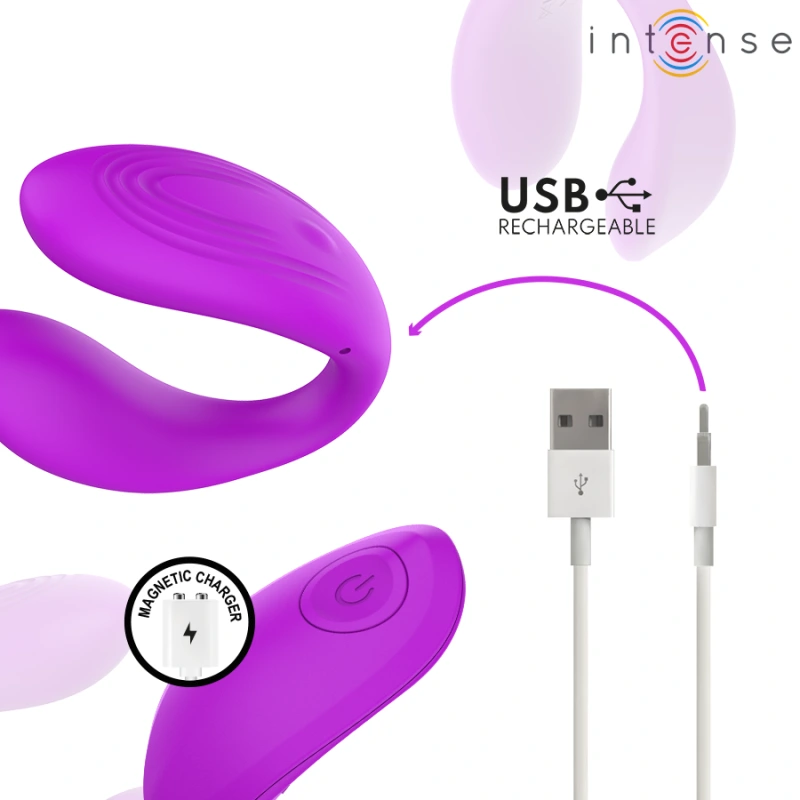 Intense - nora vibrating clamp stimulator purple 6