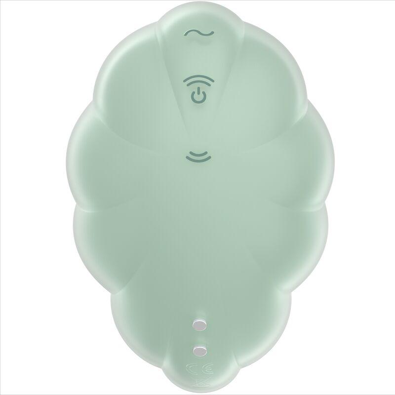 Satisfyer - Clound Dancer Green Air Pulse Vibrator 1