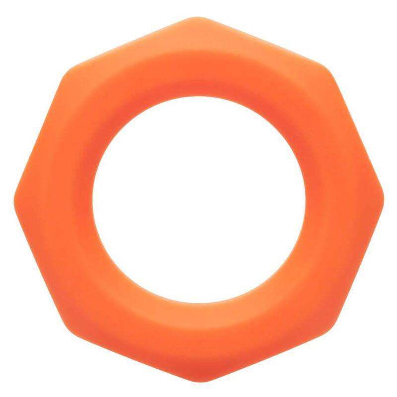 California Exotics Alpha Sexagon Ring Orange 5