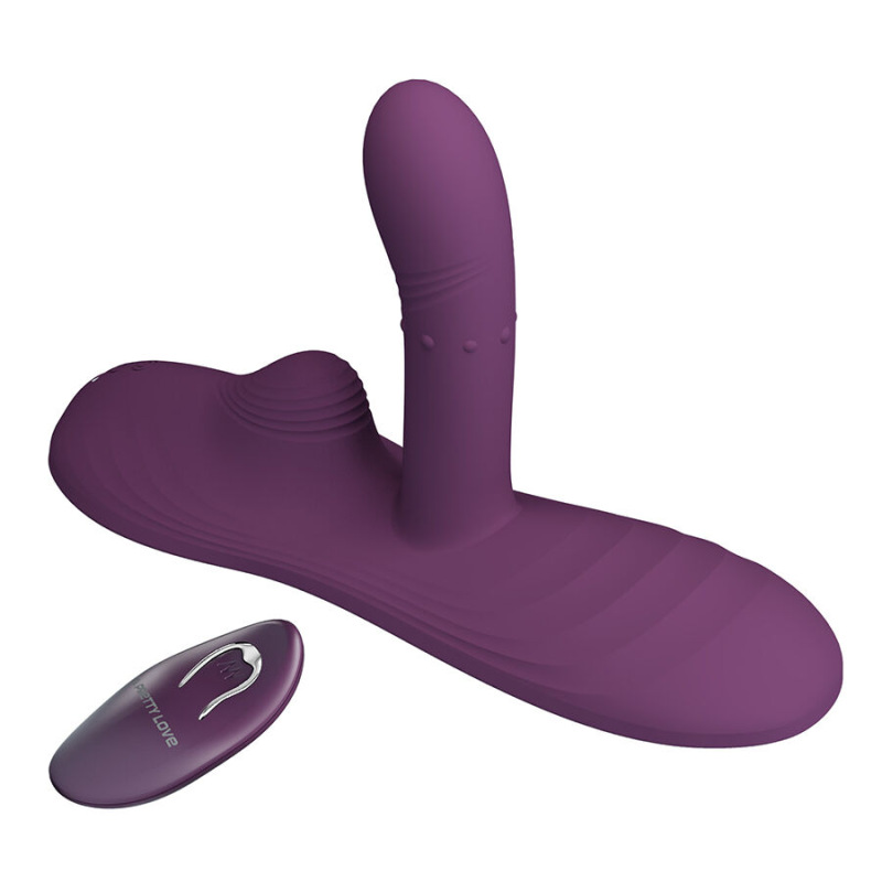 Pretty love - luka sit-down vibrator with heat effect and remote control 1