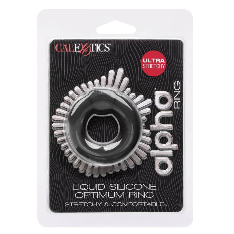 Calexotics - alpha optimum ring black 7
