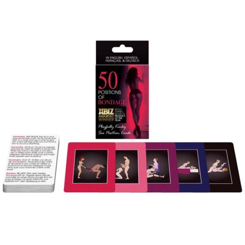 50 Positions Of Bondage Cards Es/En/De/Fr