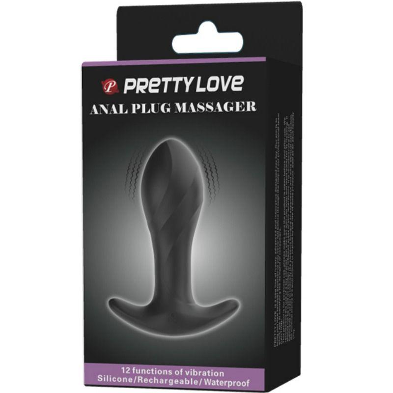 Pretty Love Anal Plug Massager Black 7
