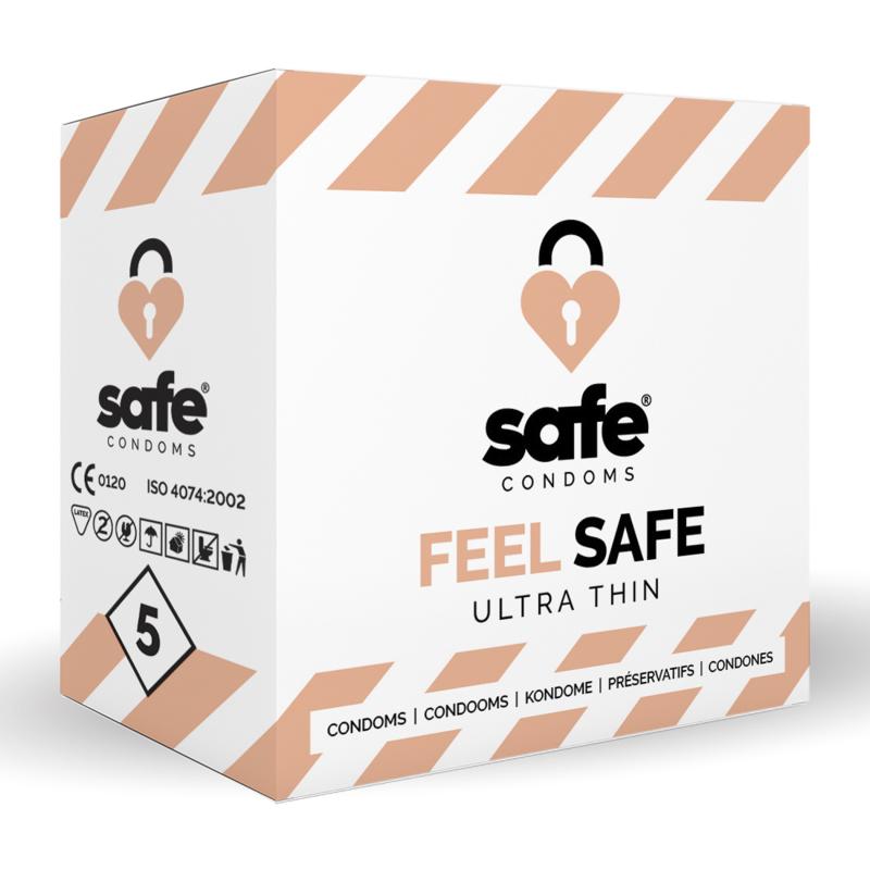 Safe - Condoms Ultra Thin 5 Pcs