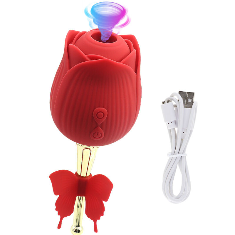 Armony - butterfly flower suction red 1