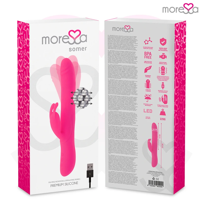 Amoressa Somer Premium Vibrator Multiple Rotation Function 7