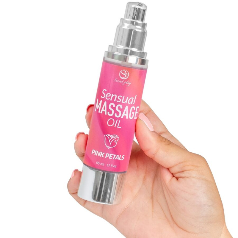 Secretplay - pink petals massage oil 1