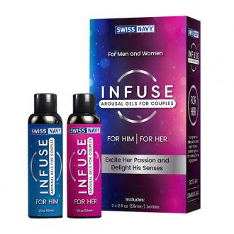 Swiss Navy - Infuse 2-In-1 Arousal Gel For Him & Her 2 X 59