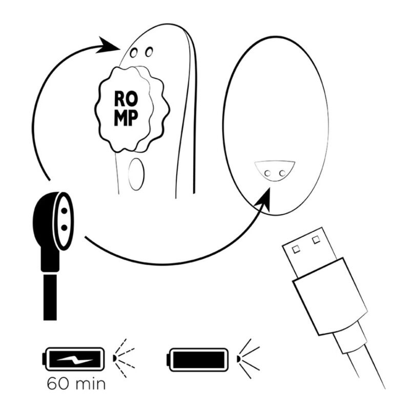 Romp - party magnetic vibrating silicone pantie with remote control 11