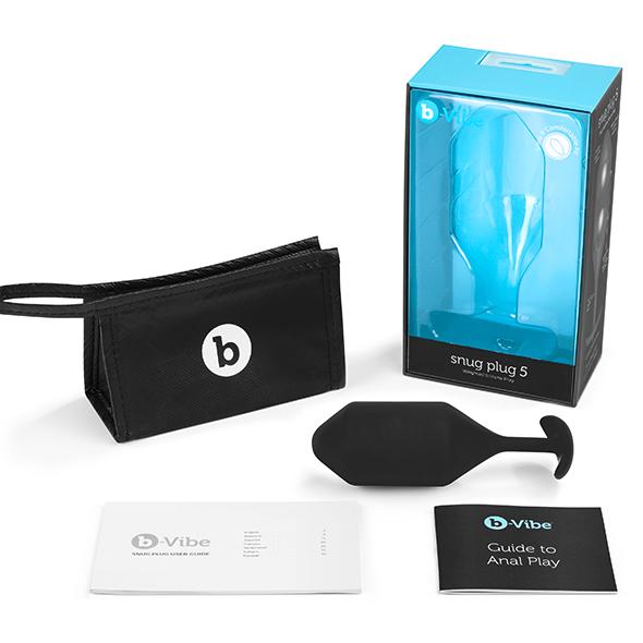 B-Vibe - Snug Butt Plug 5 Black 8