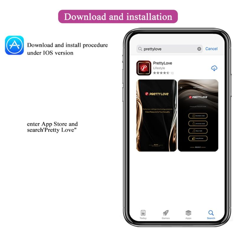 Pretty love - elvira pink rechargeable vibrating balls 8