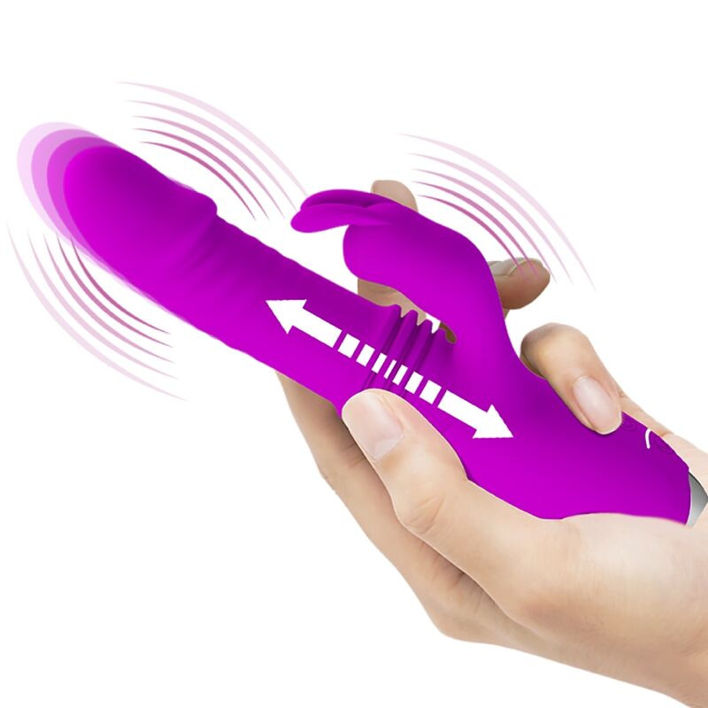 Pretty love - dorothy purple rechargeable rabbit vibrator 7