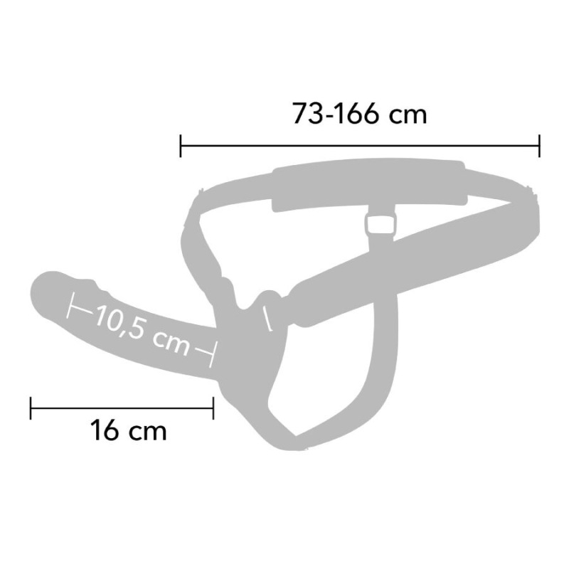 Hidden desire - inferno vibrating penis sleeve strap-on 16 cm 1