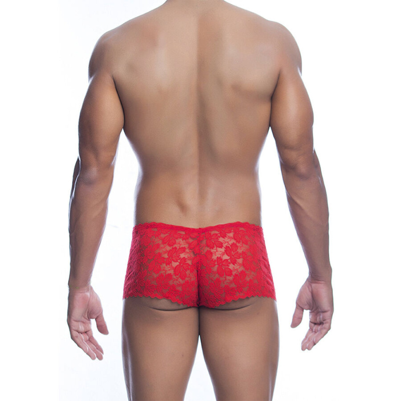 Mob - red lace boxer size l/xl 2