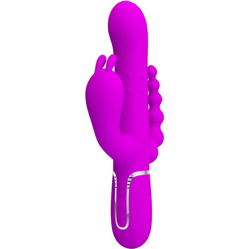 Pretty love - cammy triple vibrator multifunction 4 in 1 pink