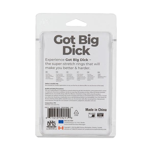 Powerbullet - Got Big Dick 2 Pack Rings 12