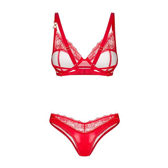 Obsessive - Aliosa 2 Pcs Set Red S/M 9