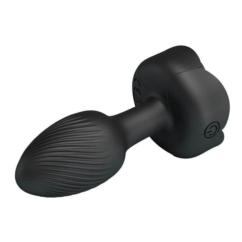 Pretty love - rechargeable vibrating anal plug 10 modes black 6