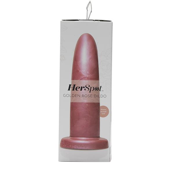 Fleshlight - Herspot Dildo Golden Rose Medium Pink 11