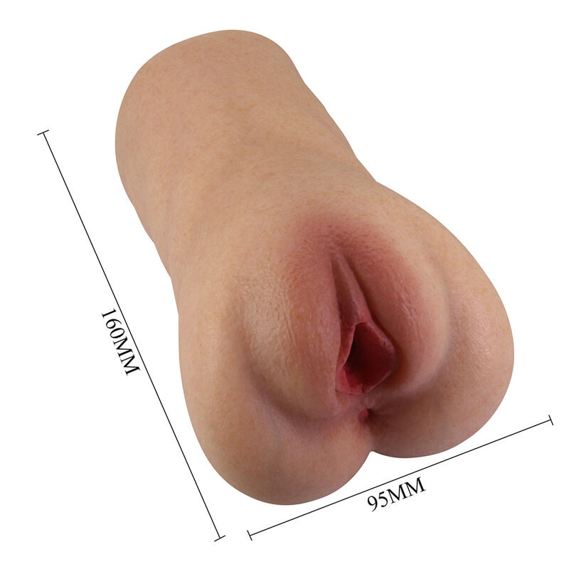 Pretty love - ottilie realistic silicone vagina masturbator, compact, natural 5