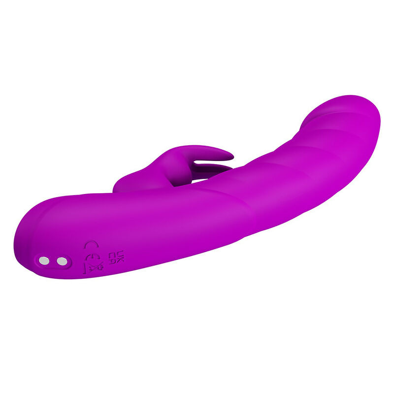 Pretty love - monica rechargeable dual stimulation g-spot and clitoral vibrator purple 5
