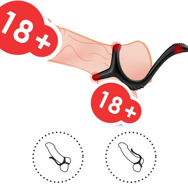 Armony - Treasure Double Anal Ring Black 2