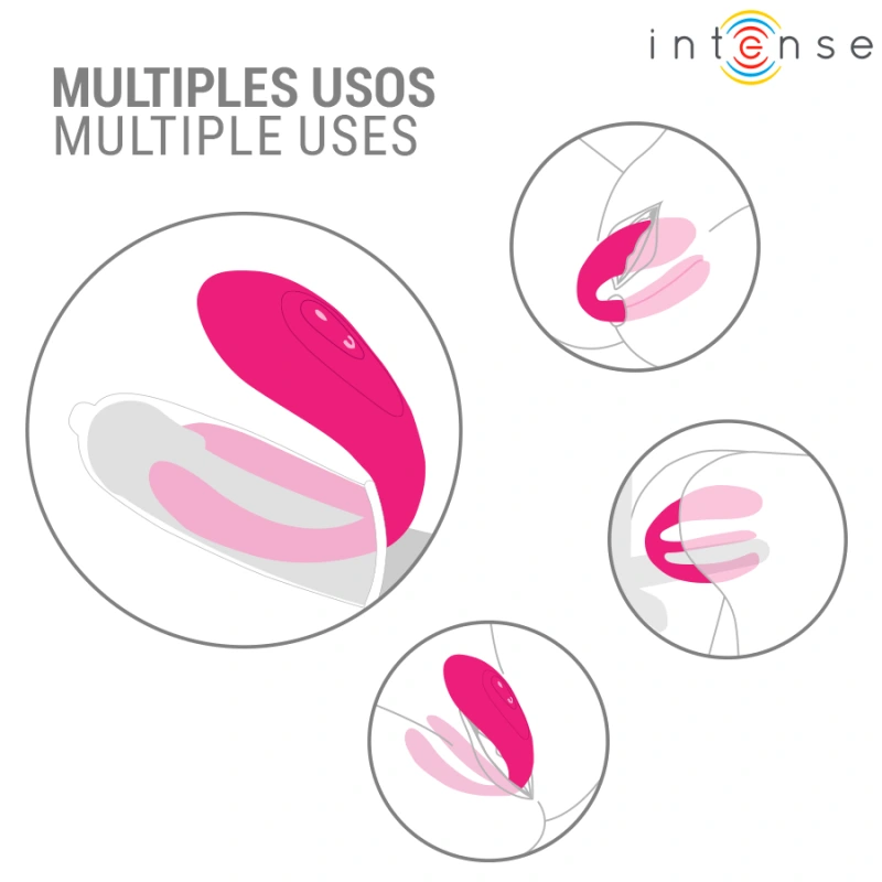 Intense - julia double vibrator clamp stimulator remote control 3