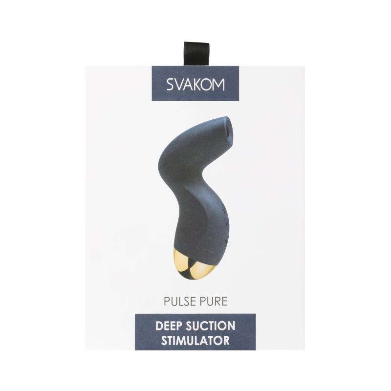 Svakom - Pulse Pure Deep Suction Stimulator Dark Blue 2