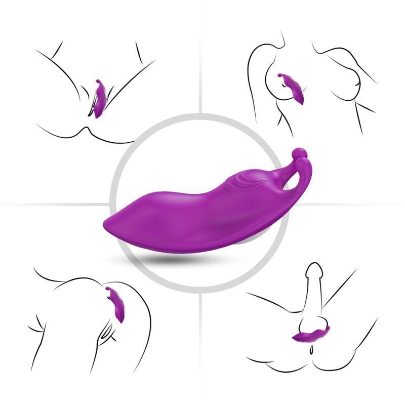 Armony - Honeybee Wearable Panties Vibrator G-Spot Remote Control Purple