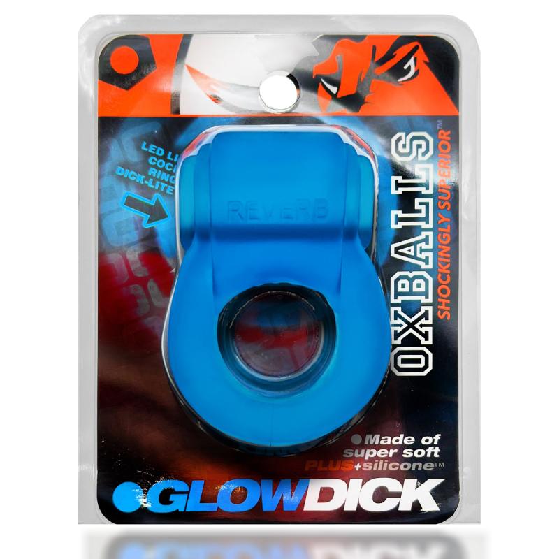 Oxballs - Glowdick Cockring With Led Blue Ice