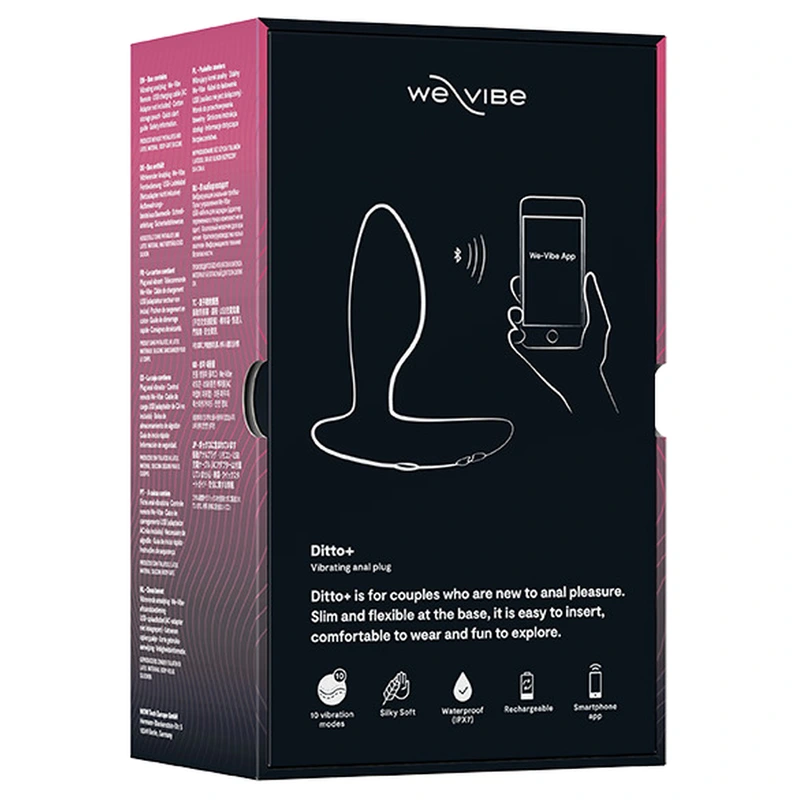 We-vibe - ditto+ anal plug vibrator black 11