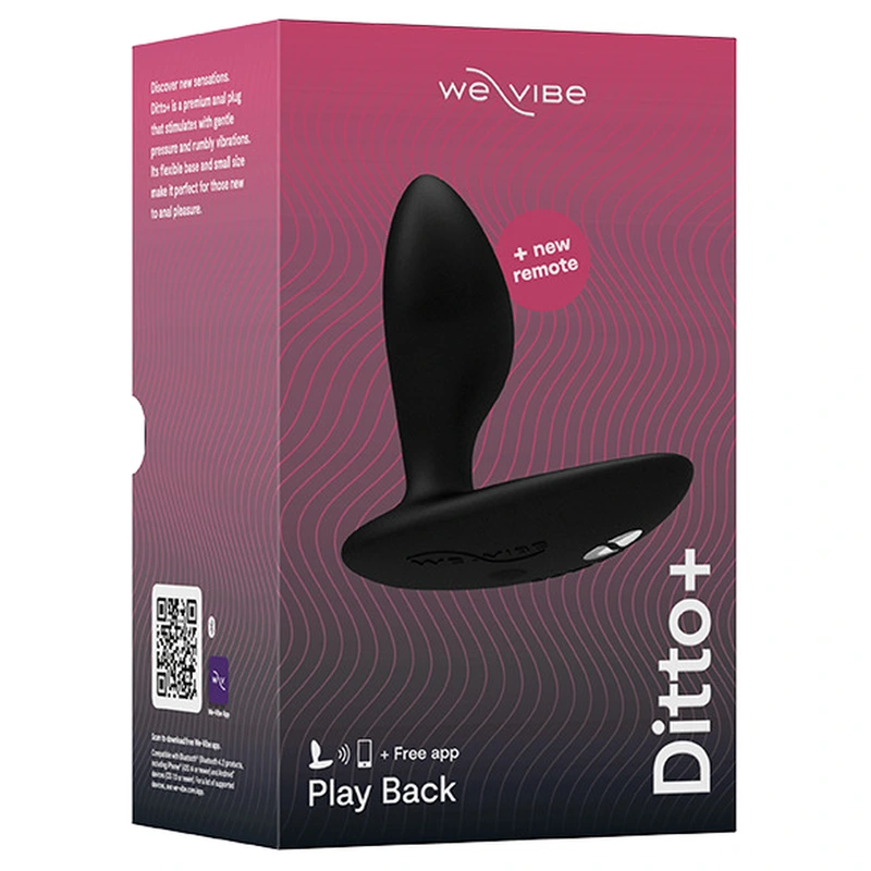 We-vibe - ditto+ anal plug vibrator black 10