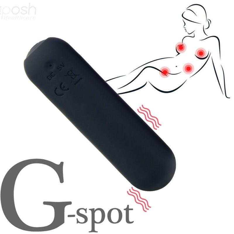 Armony - splash haha vibrator bullet silicone 10 vibrations 75 x 19 cm black 4