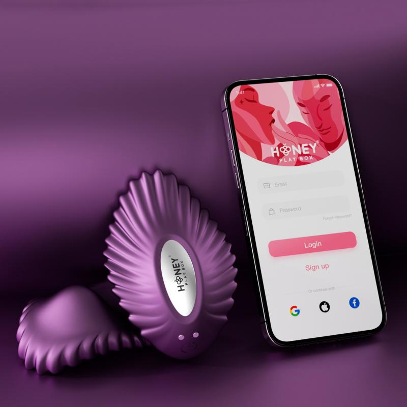 Honeyplaybox - Pearl App-Controlled Magnetic Panty Vibrator Purple