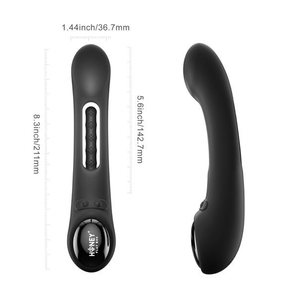 Honeyplaybox - Tempo-Pressure Sensing App-Controlled Kinky Finger Tapping G-Spot Vibrator