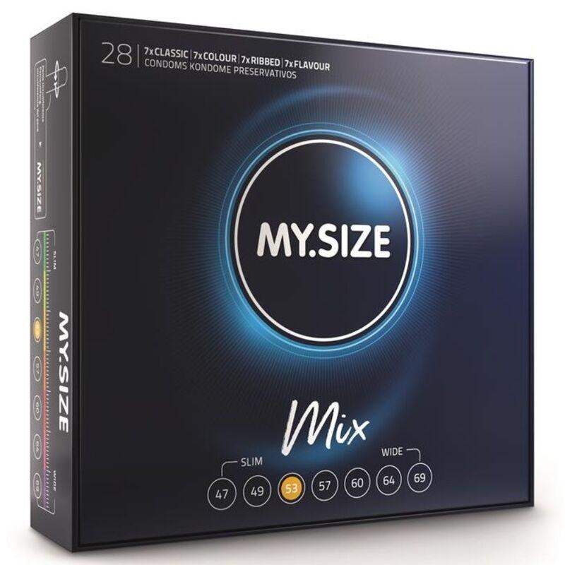 My Size Mix Condoms 53 Mm 28 Units - Kondómy