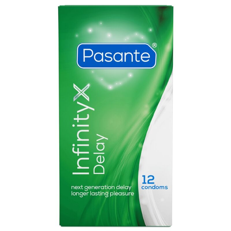 Pasante - Delay infinity X kondómy na dlhšiu výdrž 12 kusov 3