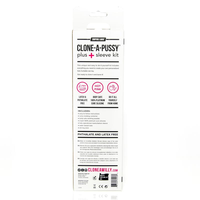Clone A Willy - Clone-A-Pussy Kit Plus Sleeve Pink 13