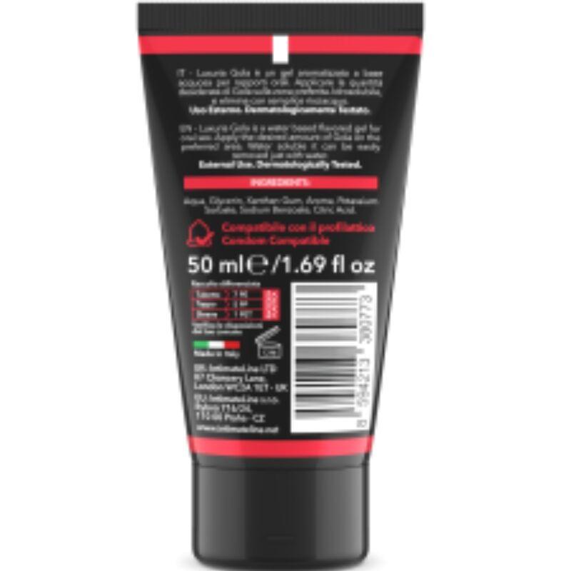 Luxuria Oral Sex Gel Strawberry Flavor 50 Ml - Lubrikant Na Orálny Sex 1