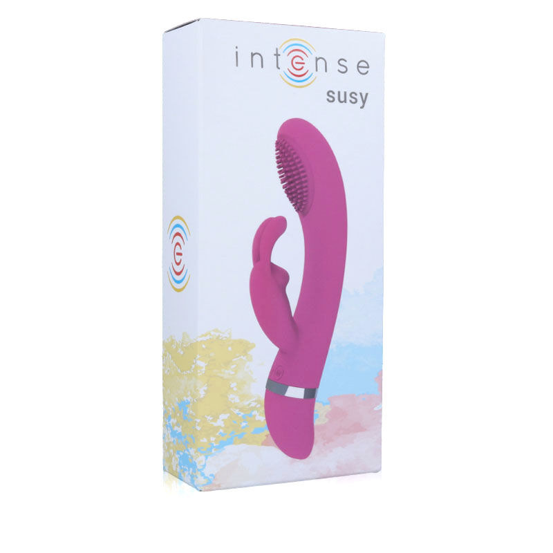 Intense - susy oscillating vibrator silicone rabbit pink 2